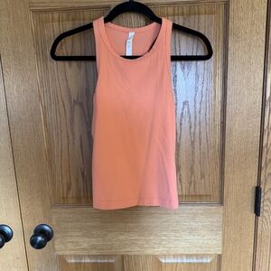 Align Waist-Length Racerback - SUNC Sunny Coral Size 6